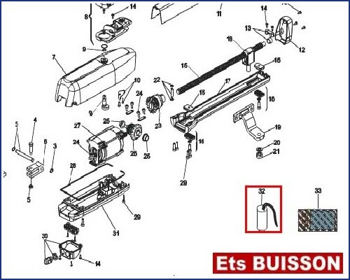 FAAC 413 Condensateur N°32 Référence 60200315